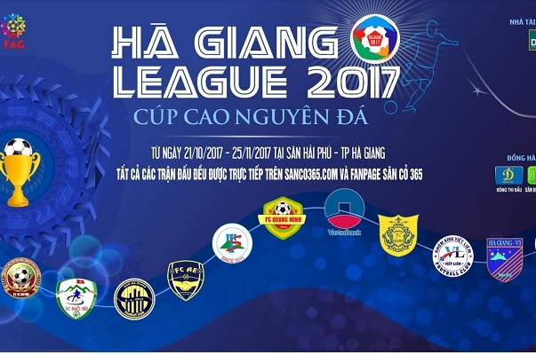 Trực tiếp sân 2 Hà Giang League 2017, 14h00 ngày 22/10