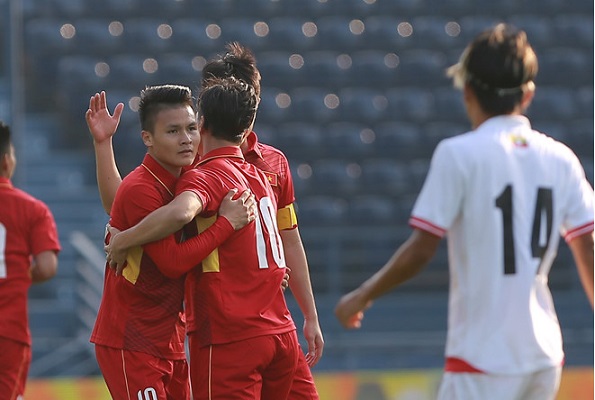 Quang Hải, Công Phượng tỏa sáng, U23 VN hạ U23 Myanmar