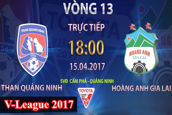 Link xem trực tiếp Than Quảng Ninh vs HAGL, 18h00 ngày 15/4