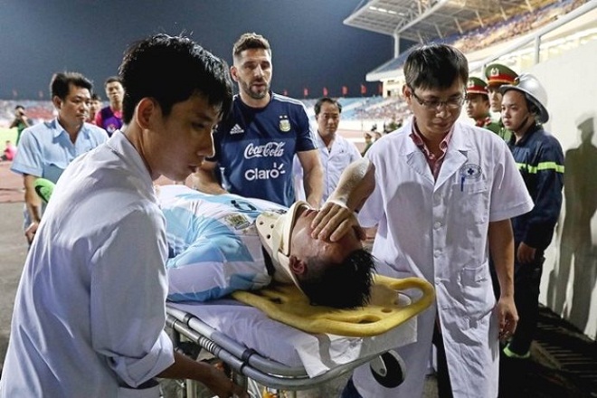 Sao U20 Argentina chấn thương ở Mỹ Đình hồi phục thần tốc