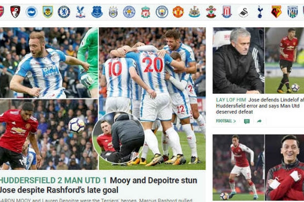 MU thua sốc:Báo chí an ủi Mourinho, mắng ‘Người băng’ xối xả