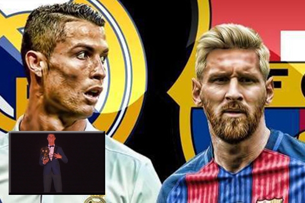Giành Quả bóng vàng 2017, Ronaldo không quên nhắc tới Messi
