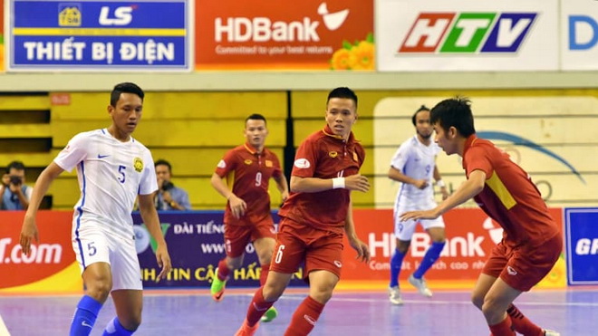 Link xem futsal Việt Nam vs futsal Malaysia, 15h30 ngày 1/2