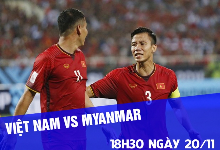 Xem trực tiếp Việt Nam vs Myanmar trên kênh nào?