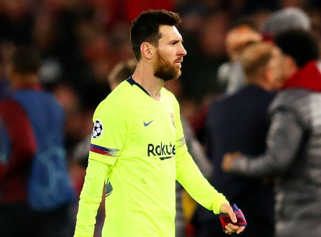 Thống kê tệ hại về Messi trong trận thua đậm Liverpool