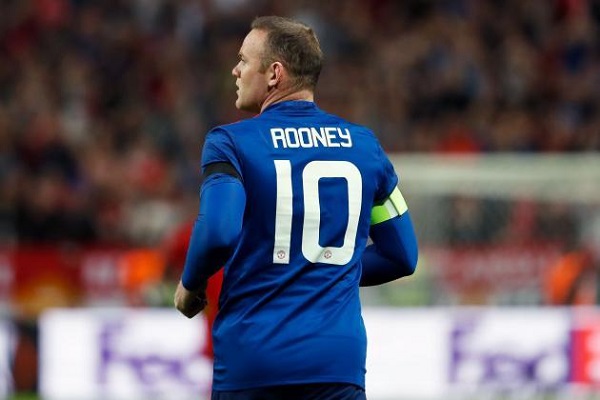 Số áo của Rooney tại Everton?