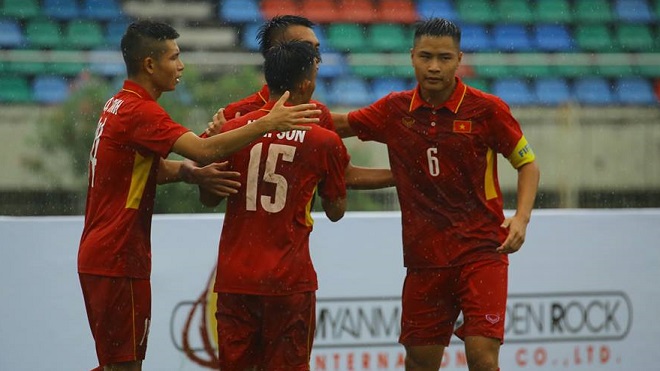 Dội mưa bàn thắng, U18 Việt Nam đại thắng U18 Philippines