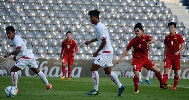 Công Phượng nổ súng, U23 Việt Nam dẫn trước cách biệt 4 bàn