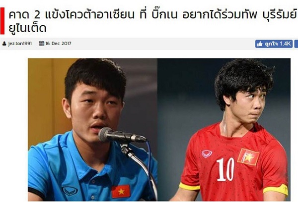 ĐKVĐ Thai League muốn chiêu mộ 2 sao 'hot' nhất HAGL