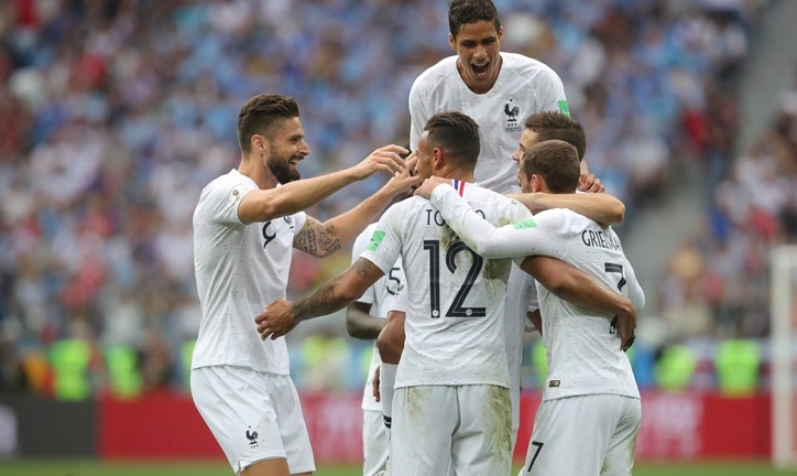 Đánh bại Uruguay, Pháp là đội đầu tiên vào bán kết WC 2018