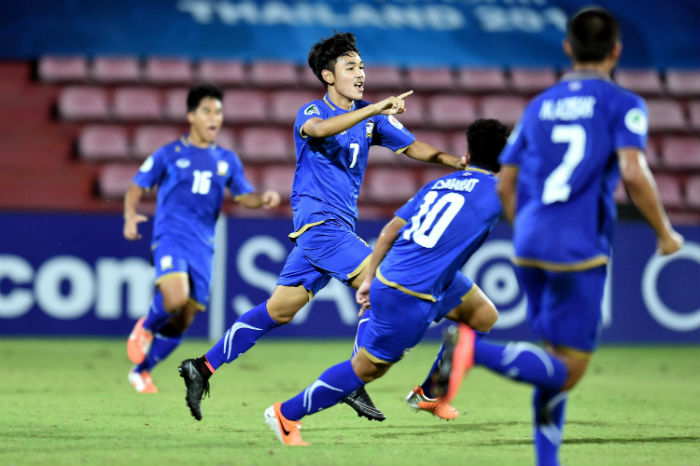 Thái Lan thua đau Nhật Bản tại giải U16 Châu Á