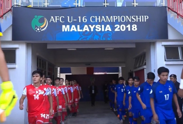 VIDEO bàn thắng U16 Thái Lan 1-2 Tajikistan (U16 Châu Á)