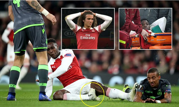 Welbeck chấn thương nặng, Arsenal chia điểm với Sporting