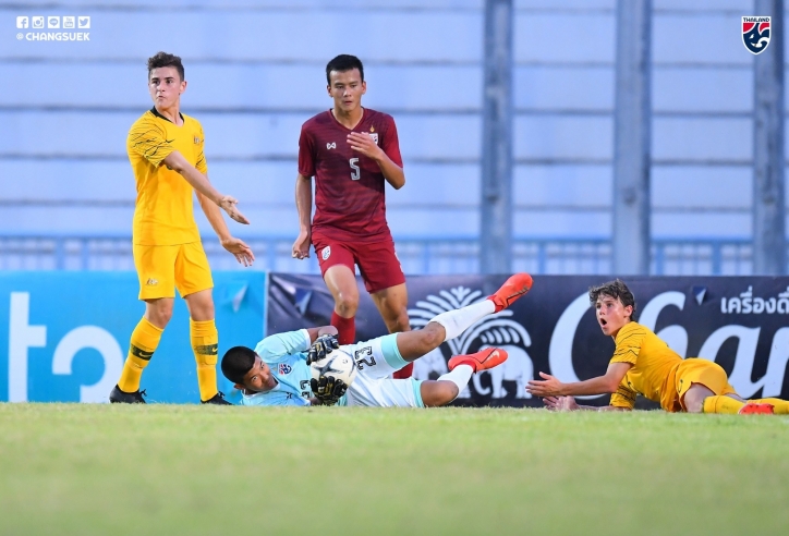 U15 Thái Lan để U15 Australia cầm hòa trên sân nhà