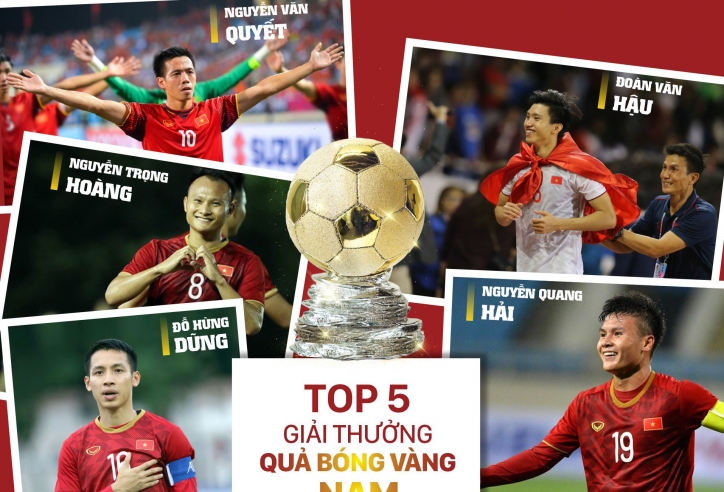 Chùm ảnh: Danh sách top 5 Quả bóng vàng Việt Nam 2019