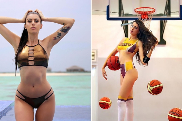 VIDEO: Đường cong khó cưỡng của 'nữ thần' bóng rổ Italia