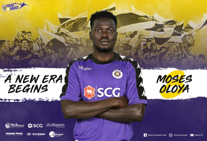 Moses Oloya - 'Người không phổi' của Hà Nội FC