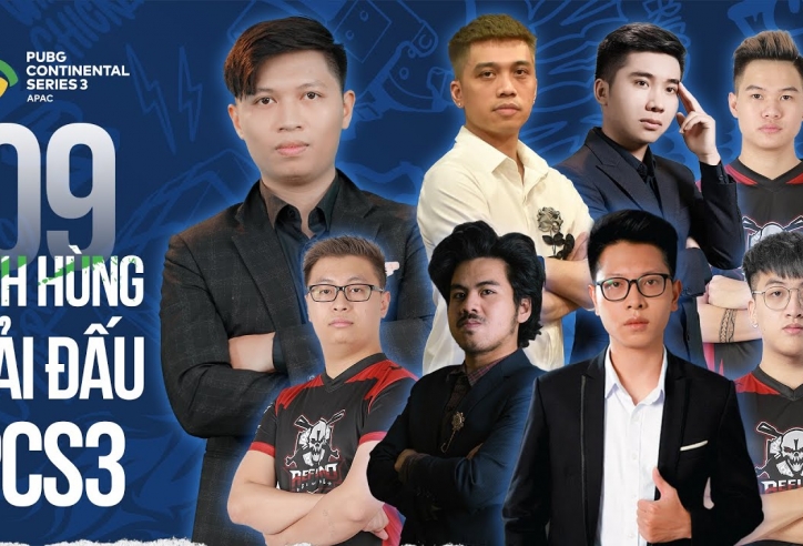 Dàn caster đình đám tại PUBG Continental Series 3 (PCS 3)