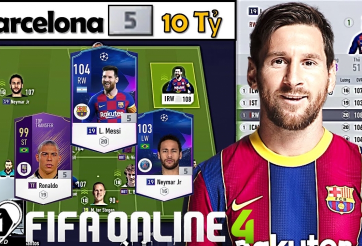 Xây dựng và trải nghiệm team color Barcelona trong FIFA Online 4