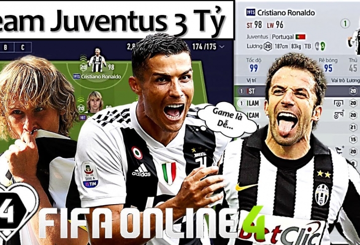 Xây dựng và trải nghiệm team color Juventus trong FIFA Online 4