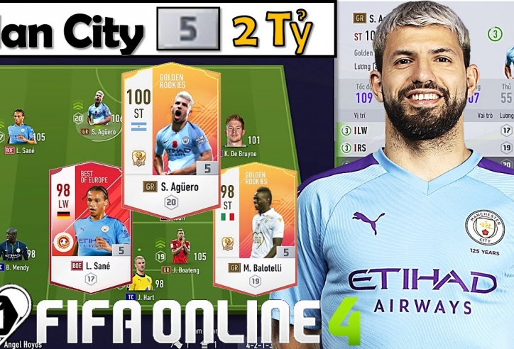 Xây dựng và trải nghiệm team color Manchester City trong FIFA Online 4