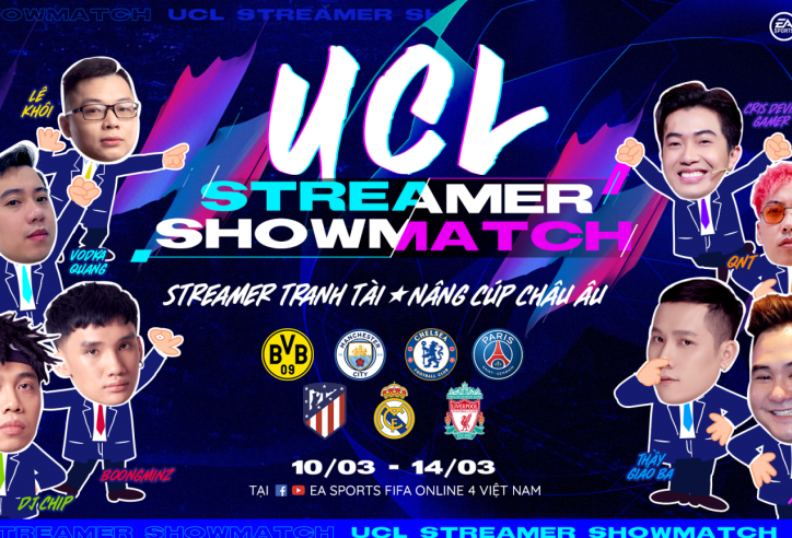 FIFA Online 4 ra mắt sự kiện 'UCL Streamer Showmatch'