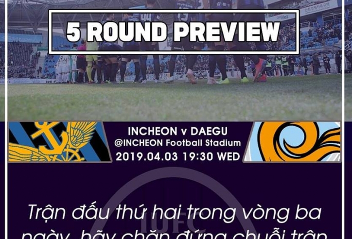 Incheon vs Daegu: All wait for Cong Phuong