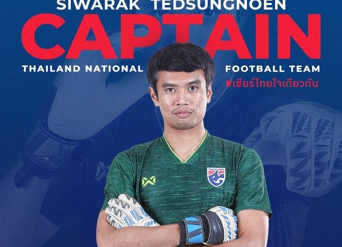 Goalkeeper Siwarak named Thailand’s new captain