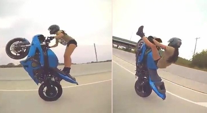 VIDEO: Những pha 'bốc đầu' xe phân khối lớn của các mỹ nhân trong làng moto biểu diễn trên thế giới