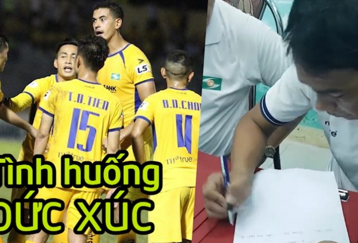 VIDEO: CLB Sông Lam Nghệ An gửi đơn tố cáo trọng tài ở trận gặp CLB Quảng Nam vòng 8 V-League 2020