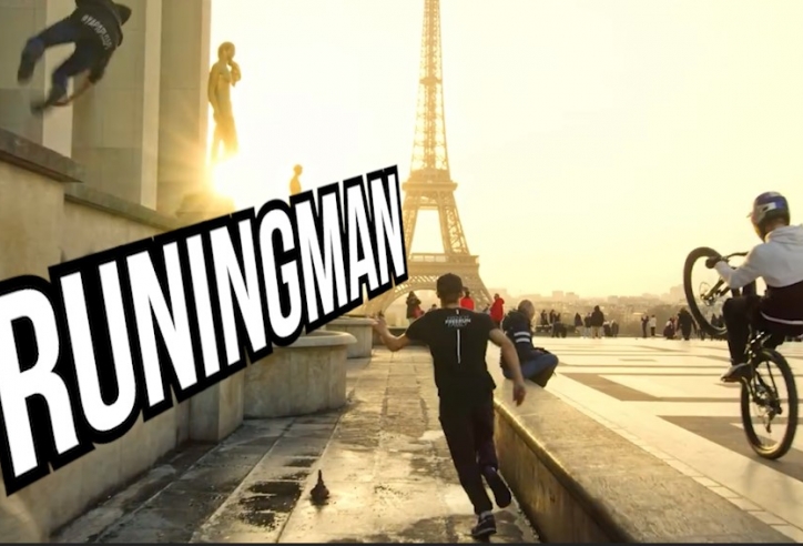 VIDEO: Những cú nhảy của Xe Đạp và Parkour từ những tòa nhà cao nhất của Lon Don và Paris
