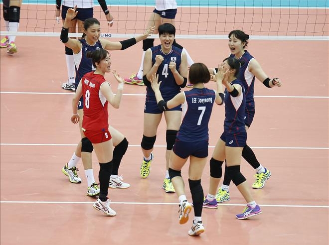 Highlights trận bóng chuyền đỉnh cao giữa Hàn Quốc và Nga ở VL Olympic