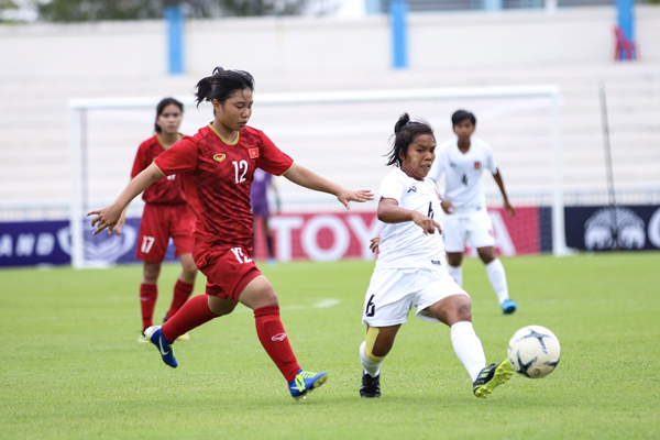 Nữ Việt Nam thua đậm trong ngày ra quân giải U15 Quốc tế
