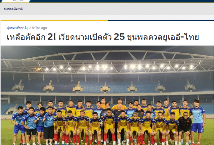 FOX Sports Thái cảnh báo đội nhà trước 4 cái tên của ĐT Việt Nam