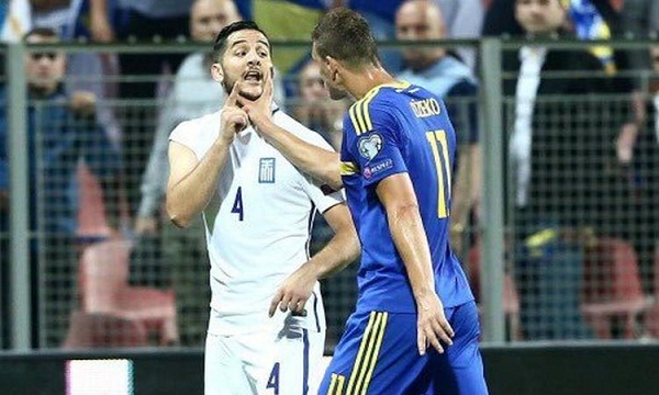 Loạn đả sau trận đấu giữa Bosnia&Herzegovina - Hy Lạp