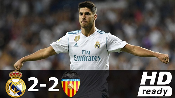 Highlights: Real Madrid 2-2 Valencia (La Liga)