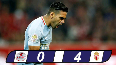 Highlights: Lille 0-4 Monaco (Ligue I)