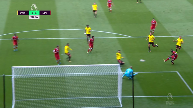 VIDEO: Mane toả sáng ghi bàn thắng gỡ hòa 1-1 cho Liverpool