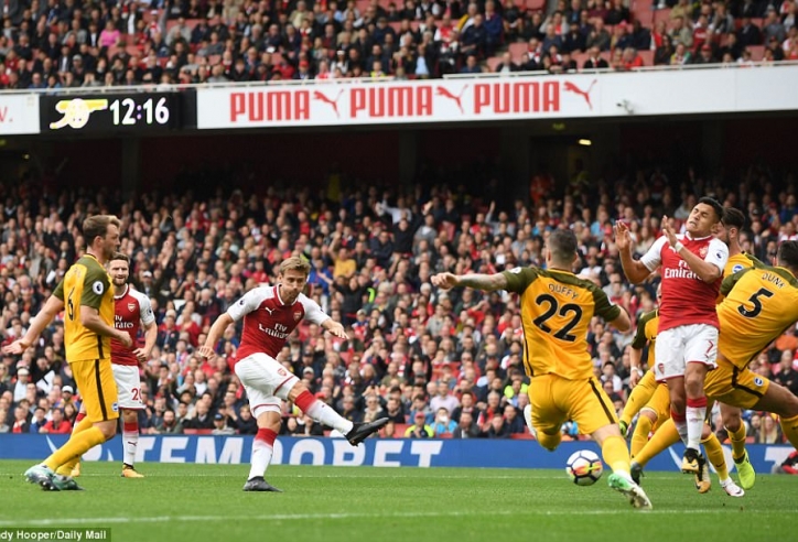 Highlights: Arsenal 2-0 Brighton (V7 - Ngoại hạng Anh)
