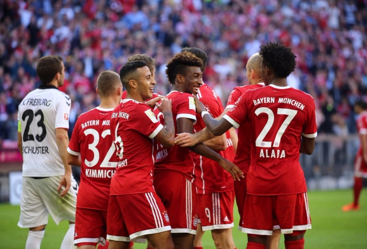 Highlights: Bayern Munich 5-0 Freiburg (Vòng 8 - Bundesliga)