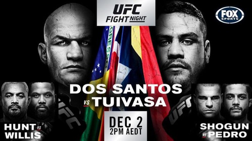 TRỰC TIẾP UFC Adelaide : Tai Tuivasa vs Junior Dos Santos 