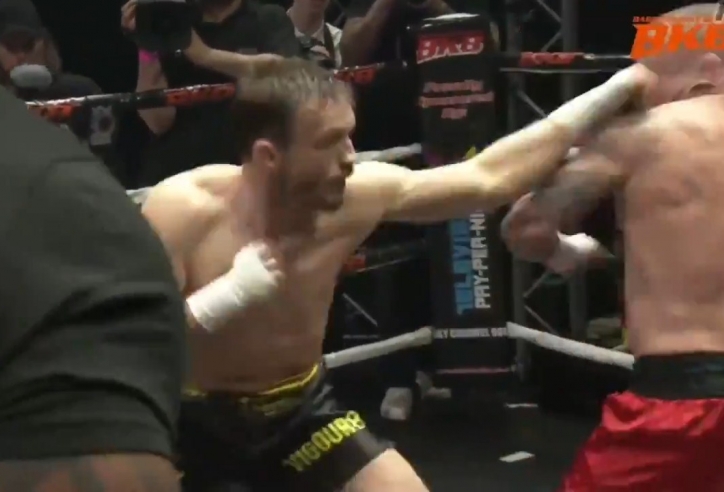 Cựu võ sĩ UFC chỉ cần 1 đấm hạ gục đối thủ tại giải Boxing tay trần