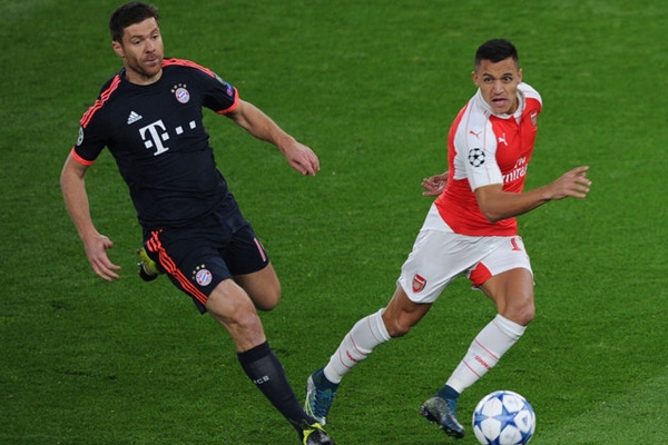 Bayern Munich đè bẹp Arsenal trong trận cầu 6 bàn thắng