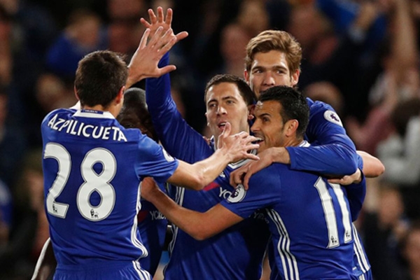 Hazard lập cú đúp giúp Chelsea hạ đẹp Man City