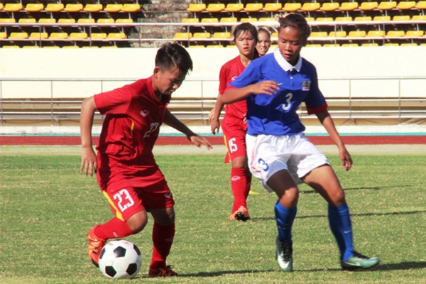 Nữ Việt Nam có ba điểm đầu tiên ở giải Đông Nam Á