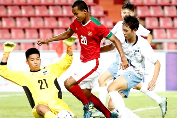 Brunei gây sốc, Indonesia thắng với tỉ số siêu đậm ở VL U16 châu Á