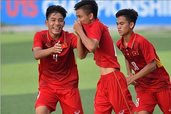 Chơi thiếu người, U16 Việt Nam vẫn hạ đẹp U16 Campuchia