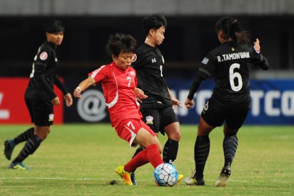 U19 nữ Thái Lan thua sấp mặt trước Triều Tiên ở trận mở màn