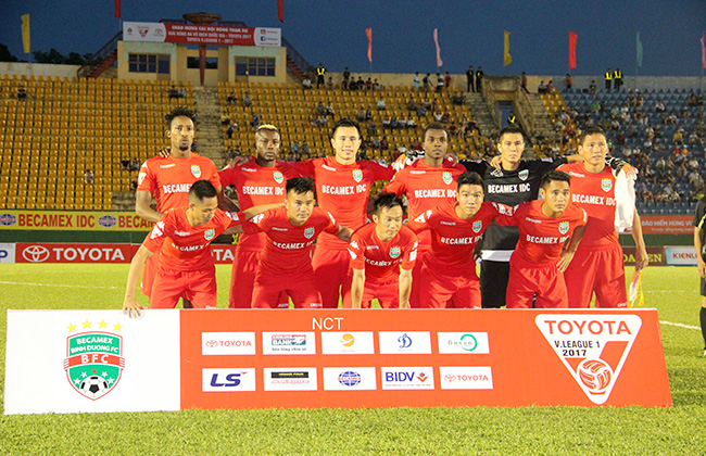 Lịch thi đấu CLB B.Bình Dương mùa giải V-League 2018
