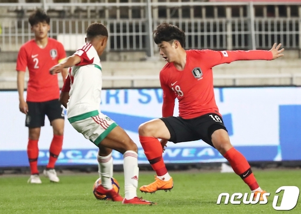 U19 Hàn Quốc giành ba điểm trước Ma-rốc trong trận cầu hấp dẫn